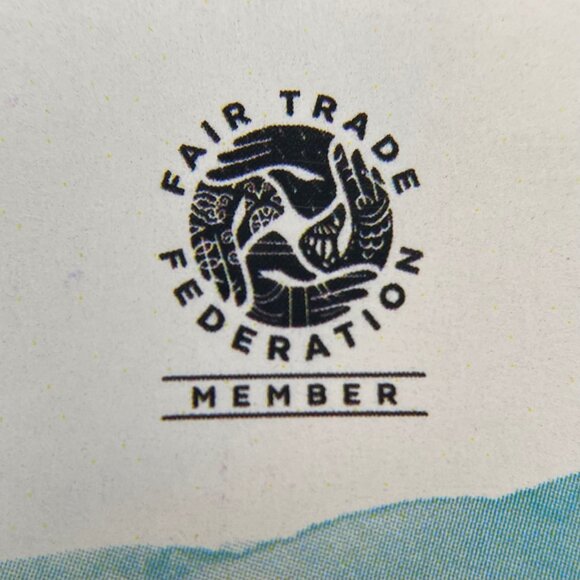 Fair Trade Real Ikat 100% Cotton Breathable Navy Cuffed Shorts XL Passion Lilie - Picture 8 of 8